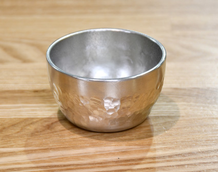 洋白ショットグラス鎚目入れ体験